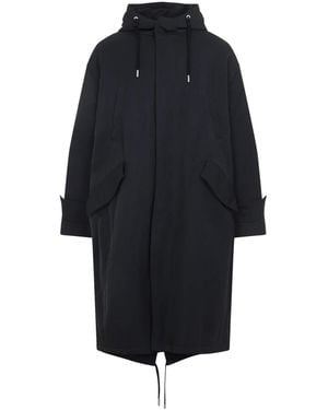 Ami Paris Ami P Ed Parka Jacket - Blue
