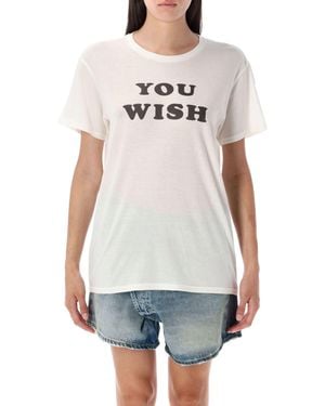 R13 T -Shirts und Polos Beige - Weiß