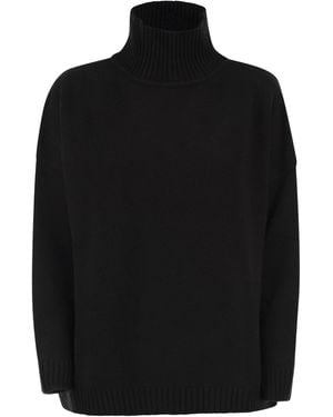 Weekend by Maxmara Wkdborgia Rollkragenpullover aus Wolle - Schwarz