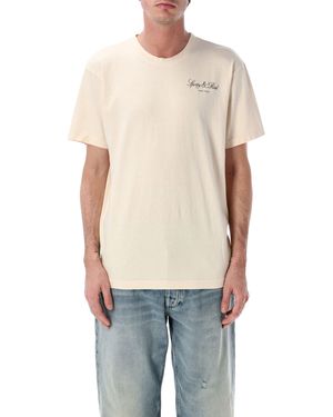 Sporty & Rich Sportliche und reichhaltige T-Shirts und Polos in Beige - Blau