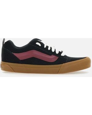 Vans Knu Skool Black Purple Sneakers - Wit