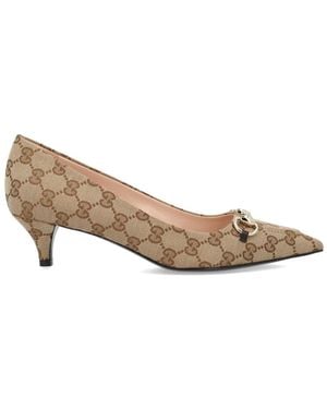 Gucci Court Shoes With Clamp - Brown