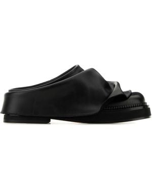 The Attico Mini Robin" Sabot - Black