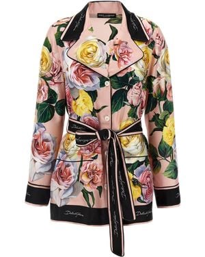 Dolce & Gabbana Silk Shirt Camicie-Donna - Rosa
