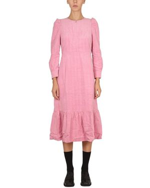Baum und Pferdgarten Aleema Midi Dress - Pink