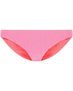 Alexander Wang Logo-Print Bikini Bottoms - Pink