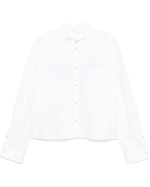 Helmut Lang Crop Apex Ov Sh.Sft - White