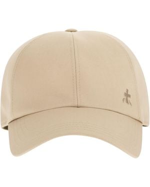 Premiata Baseballpet Met Geborduurd Logo - Naturel