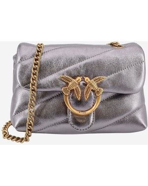 Pinko Love Baby Puff Shoulder Bag - Grey