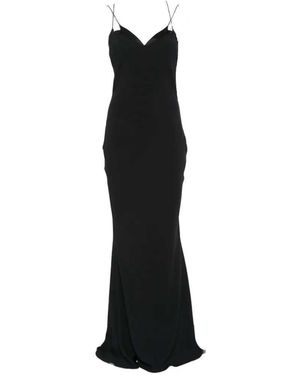 Tom Ford Doppelreihiges Kleid Mit Diagonalschnitt - Schwarz