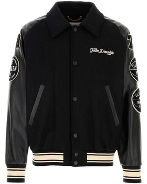 Golden Goose Black Wool Bomber Jacket