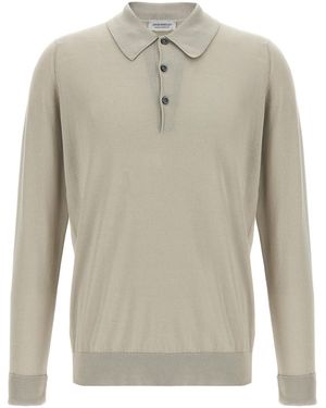 John Smedley Finchley Polo - Grey