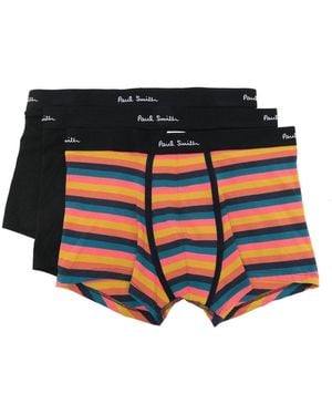 Paul Smith 3 Pack Logo Boxer Briefs - Black