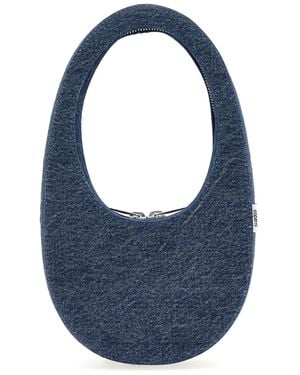 Coperni 'denim Mini -veegzak' Handtas - Blauw