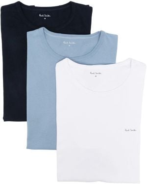 Paul Smith Herren T-Shirt 3er-Pack - Blau