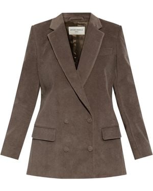 Officine Generale Daya Jkt 8W Co Corduroy Clothing - Brown