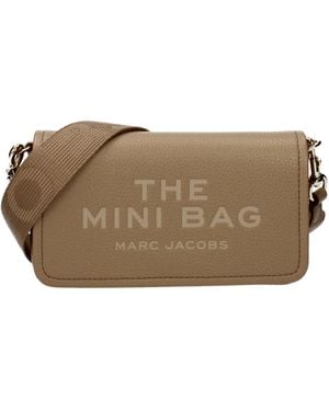 Marc Jacobs Schoudertassen De Mini -tas Dames Leer Bruin/kameel