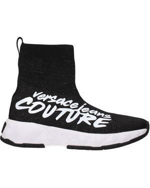 Versace Jeans Couture Trainers Couture Donna Tessuto Nero - Black