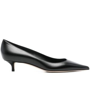 Jimmy Choo Amelia Leather Court Shoes - Black