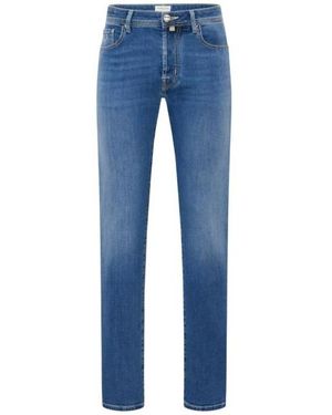 Jacob Cohen Hose 5 Pkt Slim Fit Bard - Blau