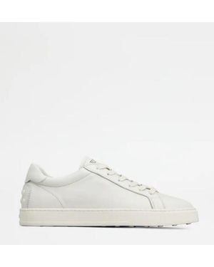 Tod's Leather Trainers - White