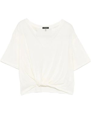 R13 T-Shirt Mit V-Ausschnitt - Weiß