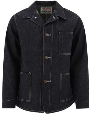 Toyo Enterprise "Denimjacke der 1920er Jahre" - Schwarz