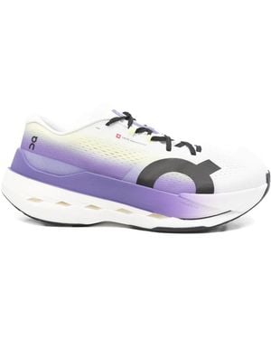 On Shoes Sobre correr con Cloudboom Max - Blanco