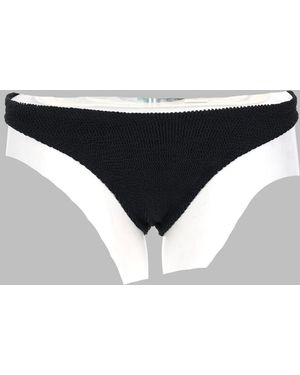 MC2 Saint Barth Slip Bikini Crinkle "Elise" - Black