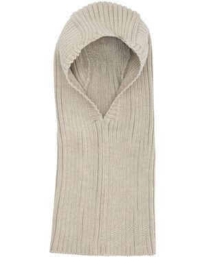 Needles Cagoule en laine mérinos Aiguilles - Neutre