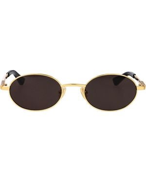 Bottega Veneta Metal Sunglasses - Brown