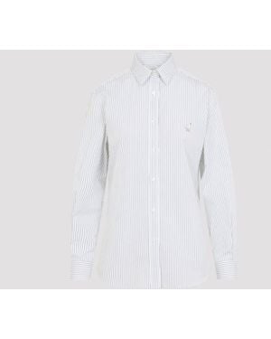 Moschino Gestreiftes -Hemd - Weiß