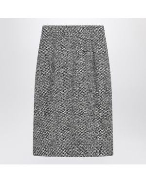 Dolce & Gabbana Pencil Skirt - Gray