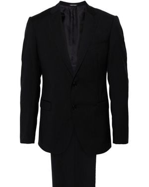 Emporio Armani Virgin-Wool Suit - Black