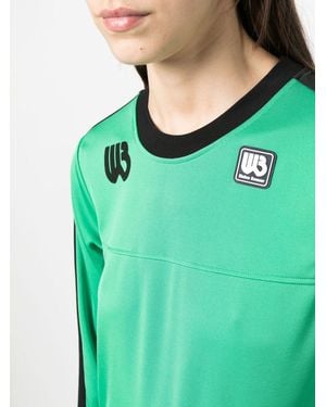 Wales Bonner Commune Long Sleeve Tee - Green