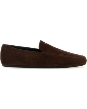 Prada Suede Loafers - Brown