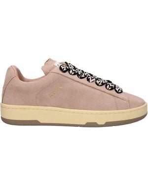 Lanvin Pink Leather Trainers