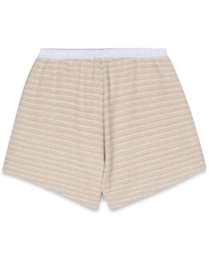 Balmain Knit Shorts - Natural