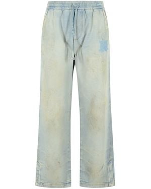 Amiri Hellblaue Baumwolljeans