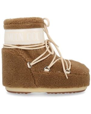 Moon Boot "Icon Low Fleece" Boot - Brown