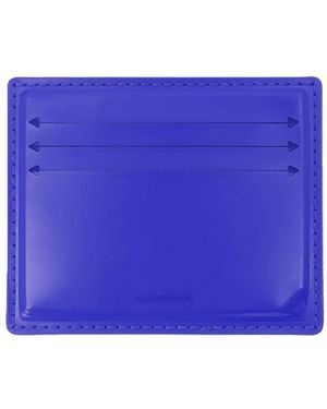 Adererror Kaarthouder Ader Fout Leather Blue - Blauw