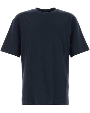 Dries Van Noten Cotton Heli T-Shirt - Blue