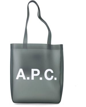 A.P.C. A. P.C. Lou Tote Bag - Green