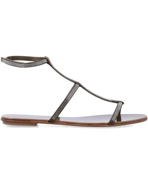 Pedro Garcia Flache Schuhe von - Mettallic