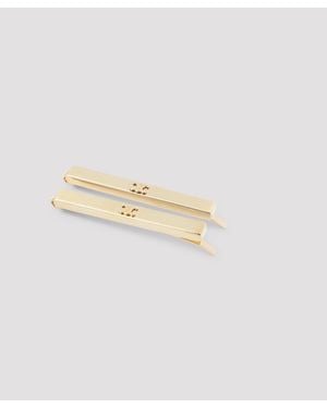 Celine Set Of 2 Brass Hair Slide Sandals - Metallic