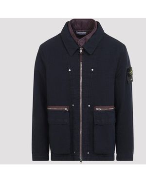Stone Island Field Jacket - Blue