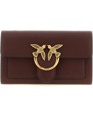 Pinko 'Love Simply' Wallet On Chain - Brown