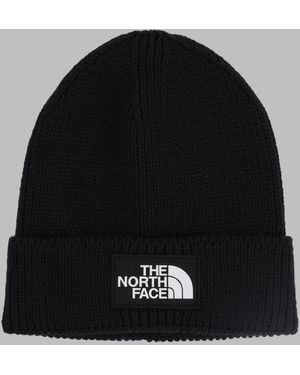 The North Face Fold-Over Knit Beanie Hat For - Black
