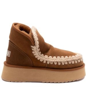 Mou Mini Eskimo Platform Boots - Brown