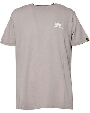 Alpha Industries T-shirts En Polo's - Grijs